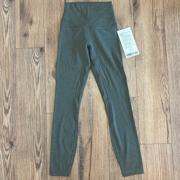 NWT Lululemon Align HR Pant Leggings 25" Size 0 In Green SYAD - Picture 3 of 7